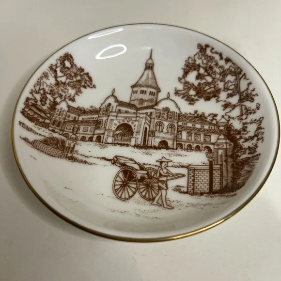 Royal Doulton Singapore Goodwood Park Hotel Trinket Plate w/ Box - Picture 3 of 6